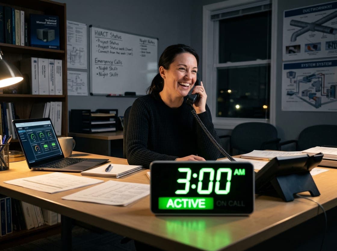 3:00 AM clock showing Active status — AI agent working around the clock